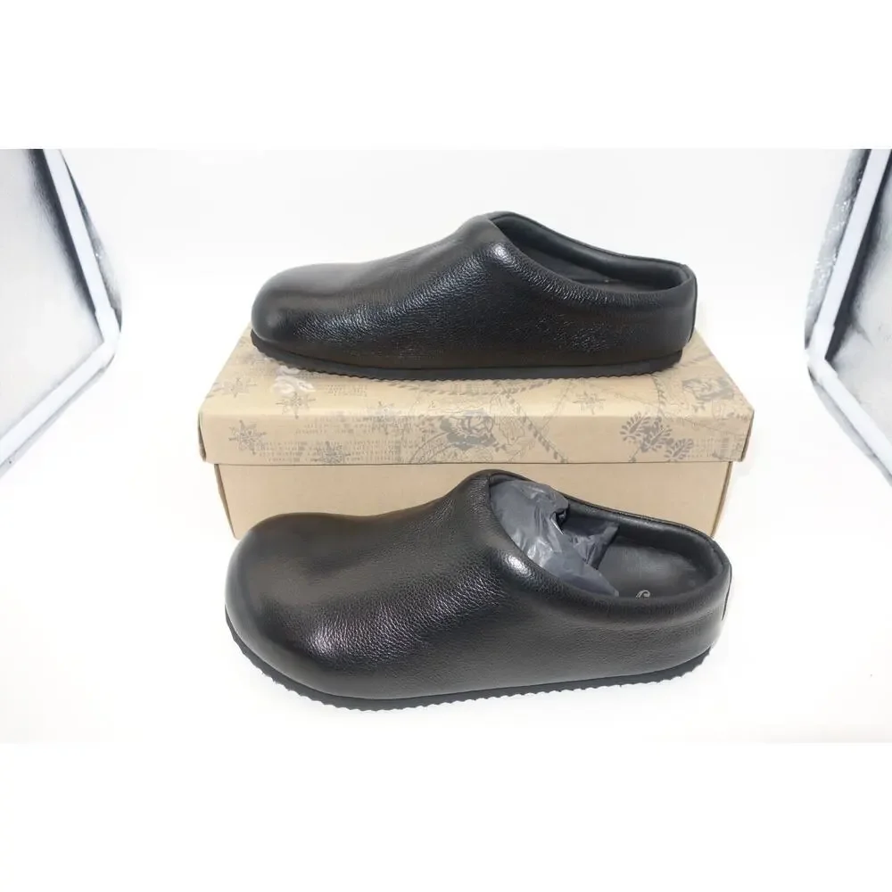 NEW Free People Black Cambria Footbed Clogs Women's 36 US Size 6 FP Collection